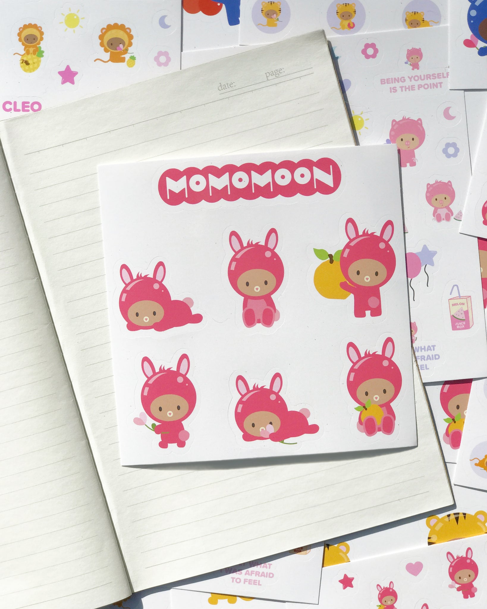 Momomoon Sticker Sheet
