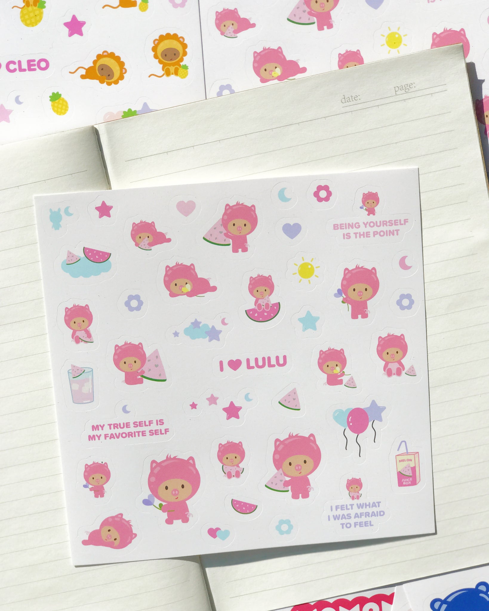 I <3 Lulu Sticker Sheet