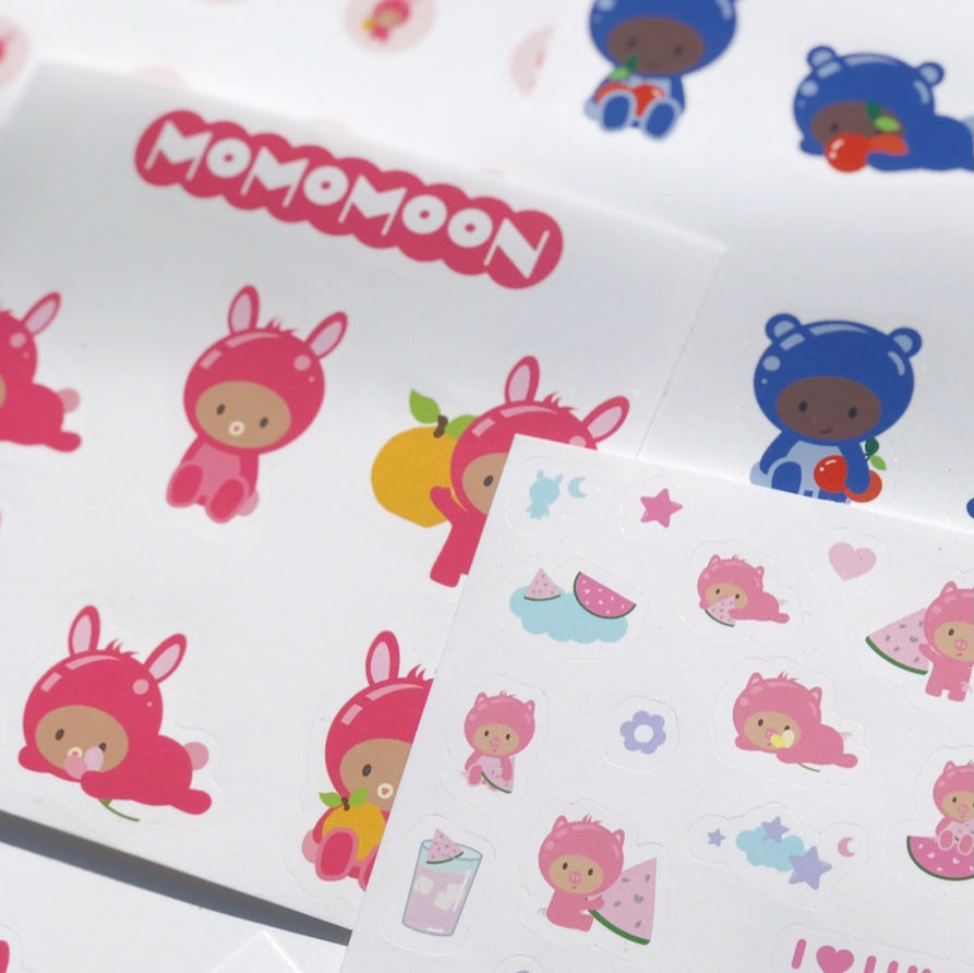 Momomoon Sticker Sheet