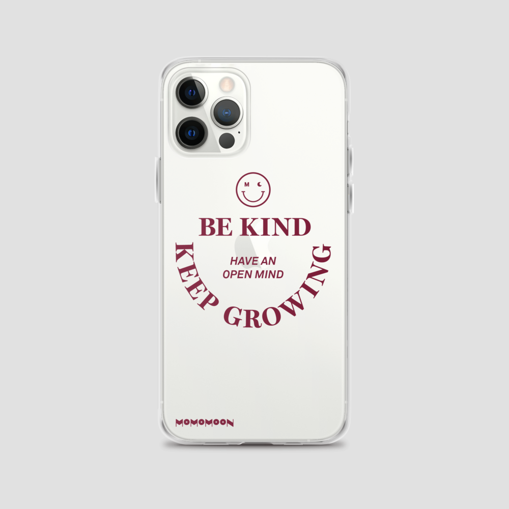 Be Kind iPhone Case: Berry